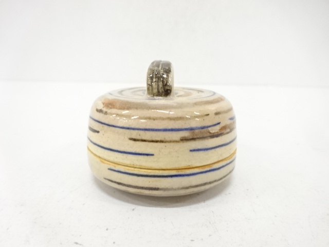  色絵　香合（保護箱付）